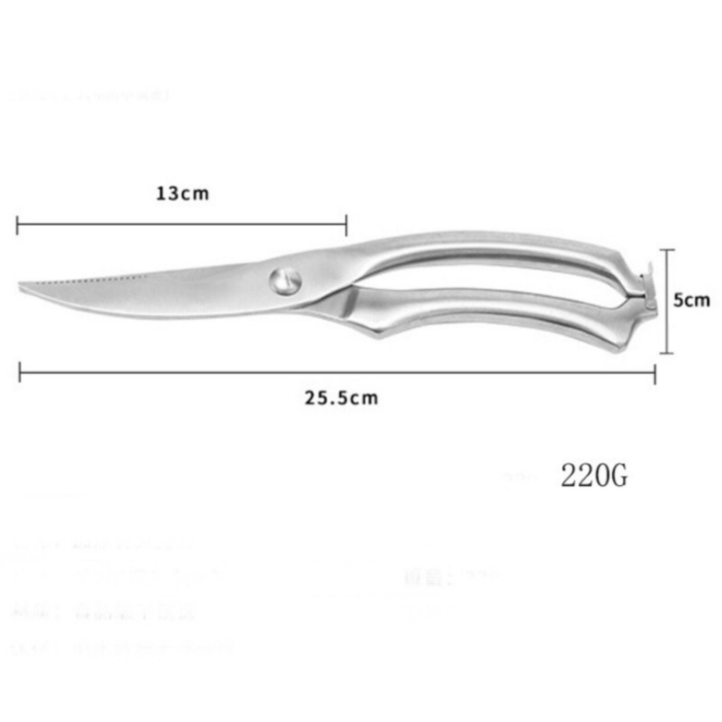 Kéo Cắt Gà Vịt Inox Cao Cấp Siêu Sắc Bén