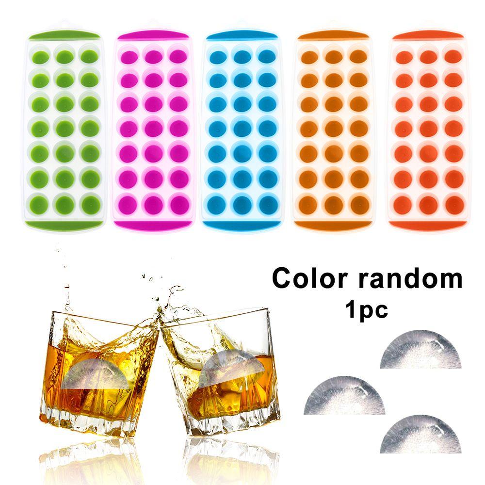 Khuôn Silicone Làm Đá Viên 21 Ô Tròn Dễ Dàng