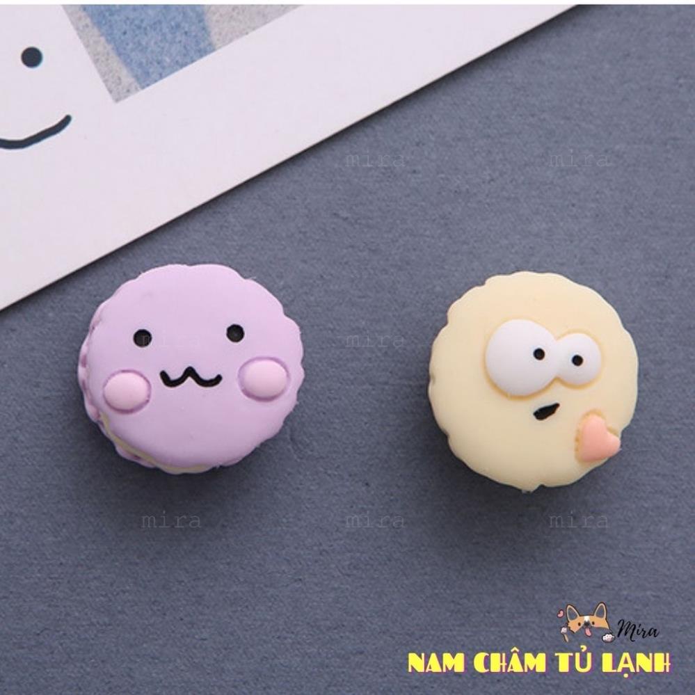 Nam Châm Tủ Lạnh 3D Bánh Macaron Mini Trang Trí Bàn Học, Bàn Làm Việc, Đính Note MIRA-3D68001