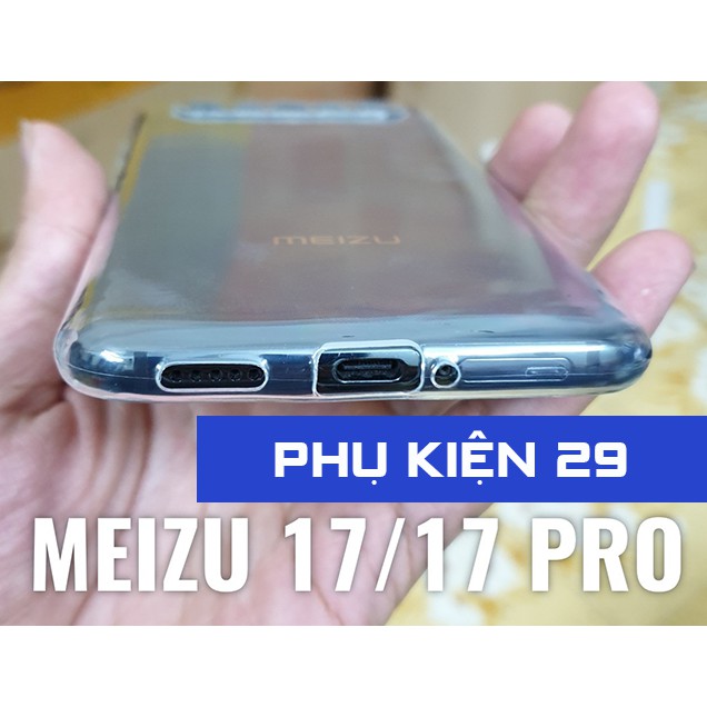 [Meizu 17/17 Pro] Ốp lưng silicon dẻo trong cao cấp Henyou