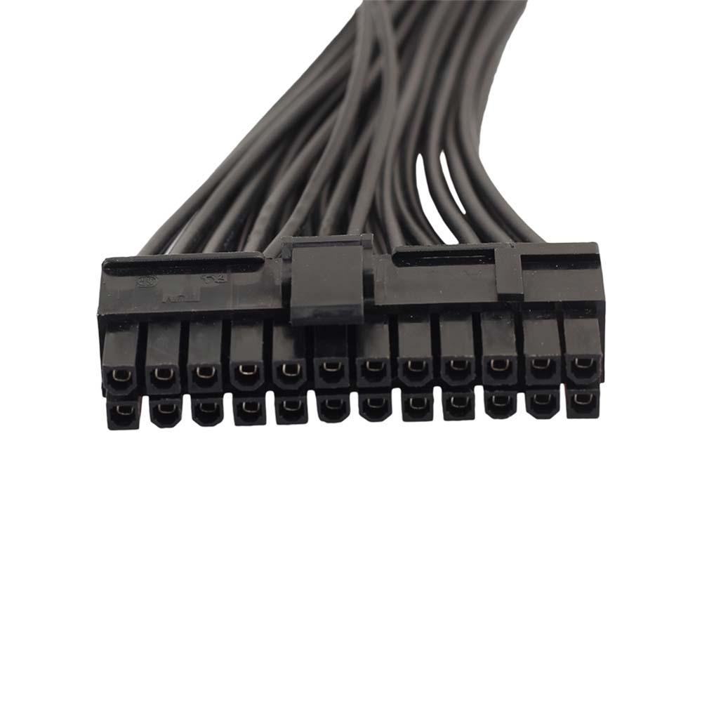 Dây Cáp Nối Dài PSU Kép 24Pin 20 + 4pin Cho Máy Tính Mining ATX ADD2PSU