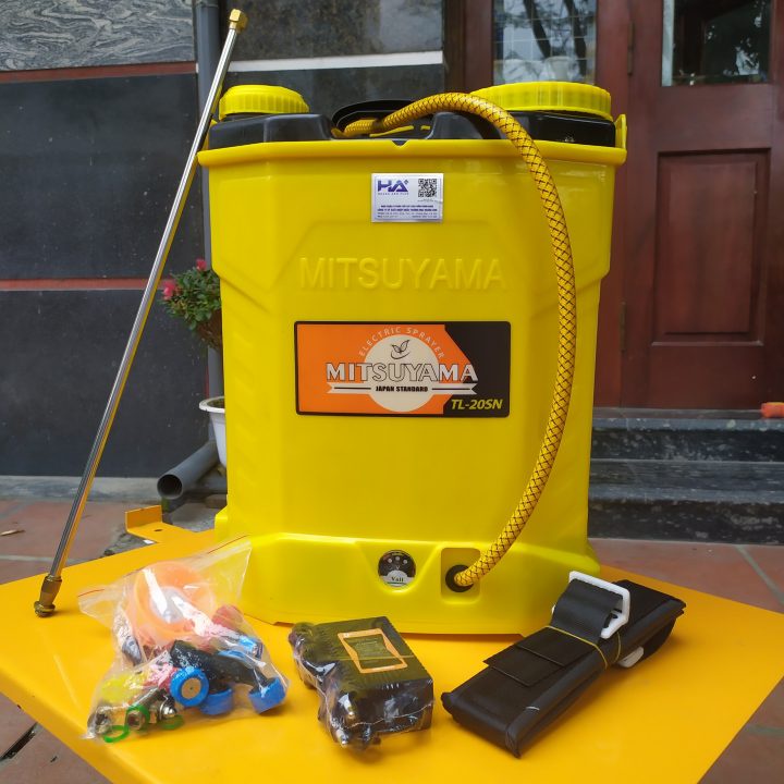 Bình Phun Xịt Chạy Điện Mitsuyama TL-20SN Pin Lithium