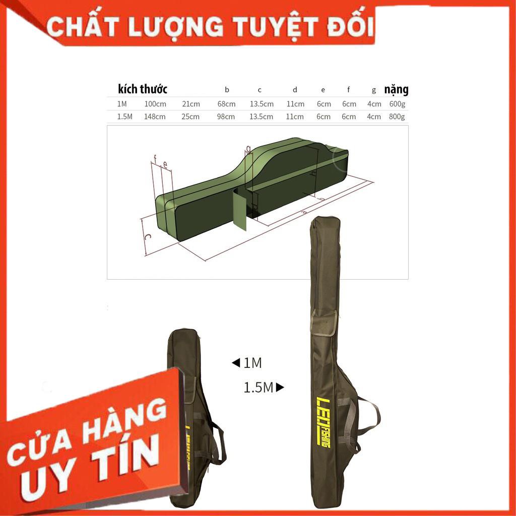 Túi Đựng Đồ Câu Cá Bền Chắc Leo [ HÀNG LOẠI 1 ]đủ sze 80cm 1m 1m3 1m5 chính hãng, vải dày, chống thấm siêu bền