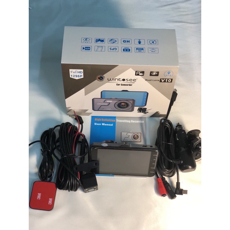 [Hot🆗👌]Camera hành trình WintoSee V10, có GPS, Ghi hình vòng lặp, hiển thị tốc độ | BigBuy360 - bigbuy360.vn