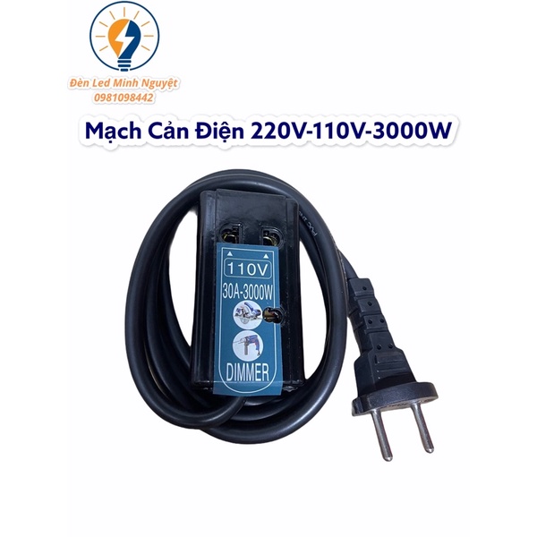 BỘ DÂY NGUỒN MẠCH CẢN ĐIỆN 220V-110V-3000W