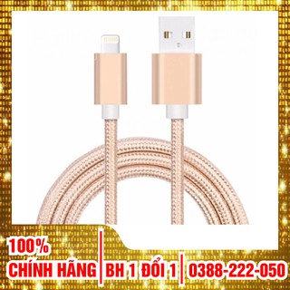 Dây cáp sạc điện thoại bọc dù dài 1m bảo hành 12 tháng
