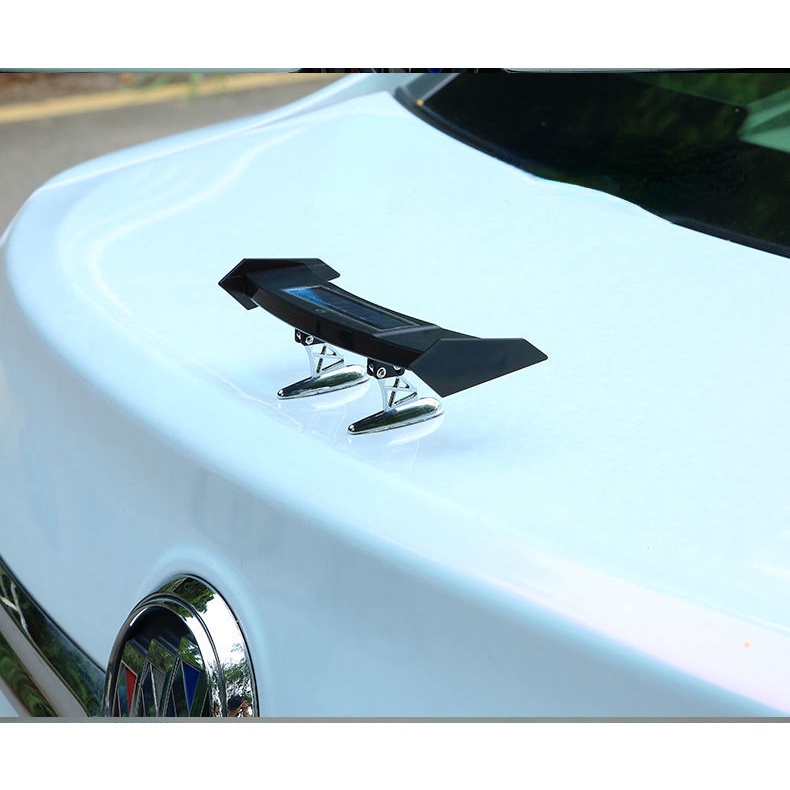 Cánh Gió Mini Dạ Quang Năng Lượng Mặt Trời Trang Trí Đuôi Xe Hơi