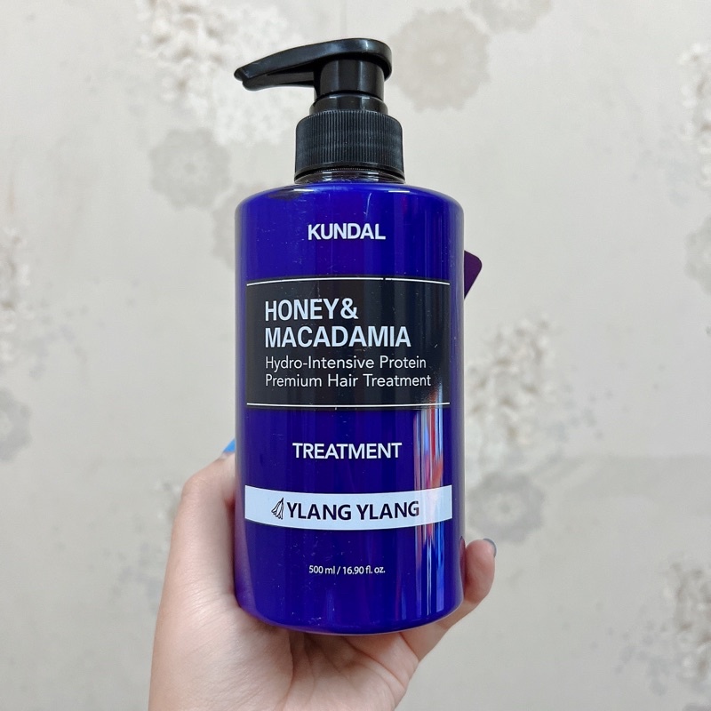 Kem Ủ Tóc Kundal Honey & Macadamia Hair Treatment Ylang Ylang - Ngọc Lan Tây 500ml