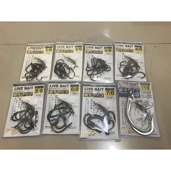 Lưỡi câu cá bằng thép không gỉ cao cấp