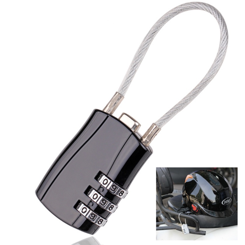 Dây Cáp Khóa Mật Khẩu 3 Chữ Số
