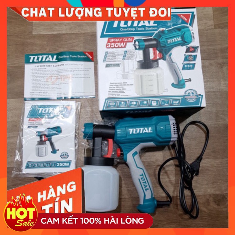 [chính hãng] Súng phun sơn điện total tt3506 nguyên zin nhé các bác [cam kết chất lượng]