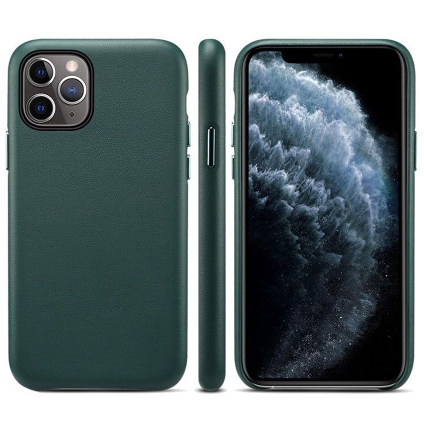 ốp điện thoại Da Thật Cho Iphone 11 Pro Max 12 Mini Se 2020 Xs Max 7 8 Plus Xr X