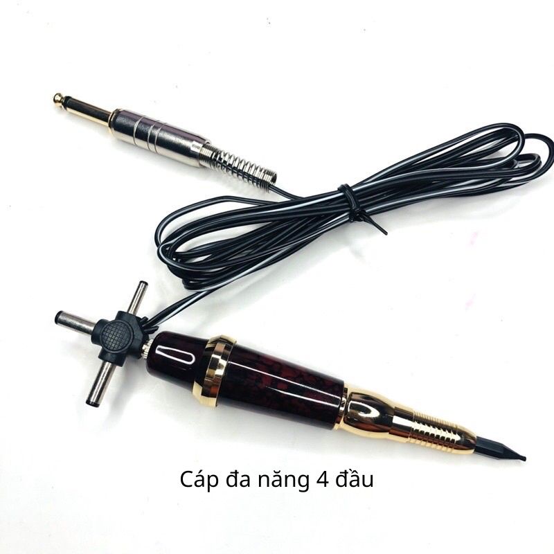 Dây chia nguồn đa năng 4 chân dùng trong phun xăm thẩm mỹ cho máy pen,thần thần thánh,giansun loại 1