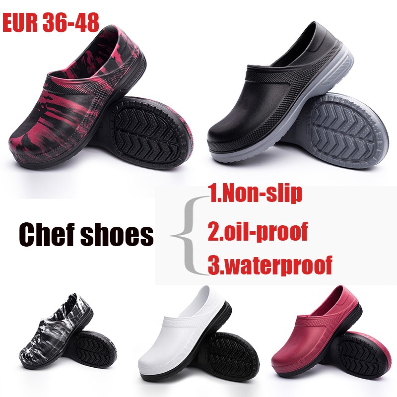 (Size 36-48) 5 màu Giày bảo hộ lao động chống trượt chống dầu cho nam nữ