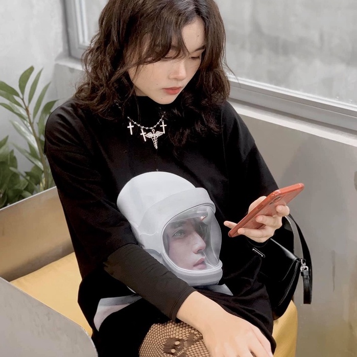 Áo thun Unisex PHI HÀNH GIA - SƠN TÙNG MTP, Áo phông dáng rộng tay lỡ, Form oversize Nam nữ,cotton 100%