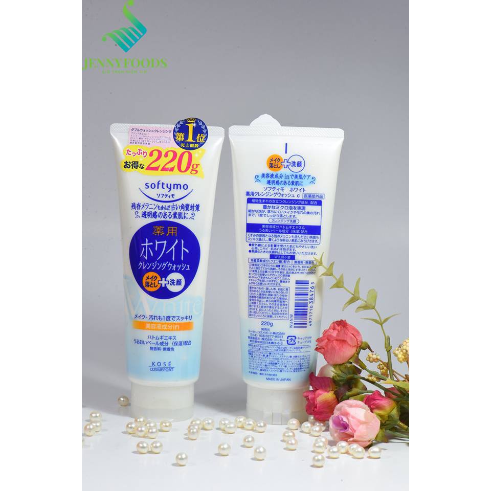 Sữa rửa mặt Kosé Softymo Collagen Cleansing Wash 190g Nhật