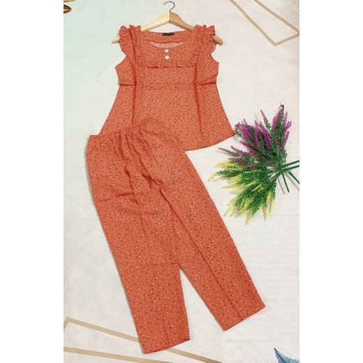 Đồ bộ nữ tay cánh tiên 💞FREESHIP💞 quần 9 tấc vải lụa mềm, mịn, mặc mát hợp thời trang.