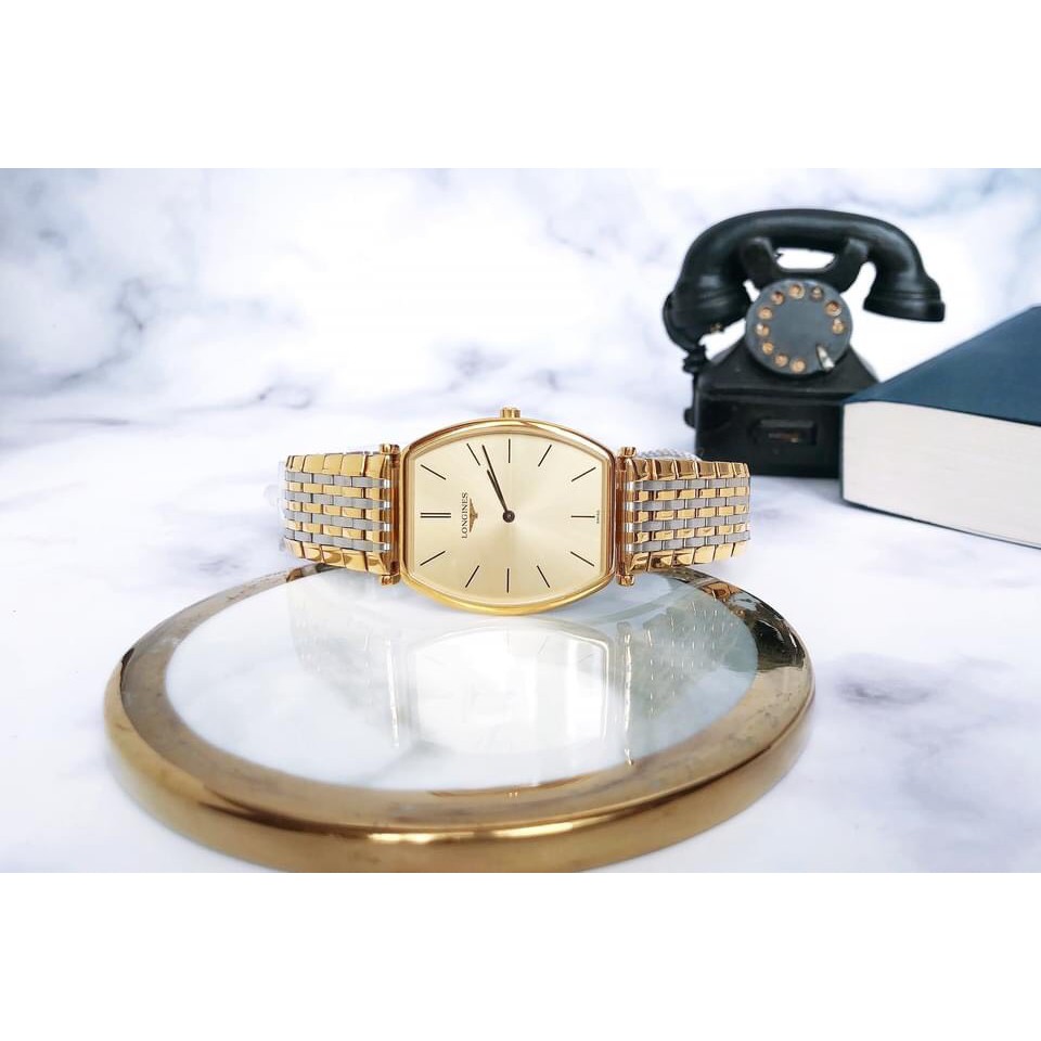 Đồng hồ nữ chính hãng Longines L4.705.2.32.7 La Classique Tonneau - Máy Quartz pin Thụy Sĩ - Kính Sapphire