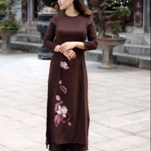 ComBo 2 áo dài đi chùa