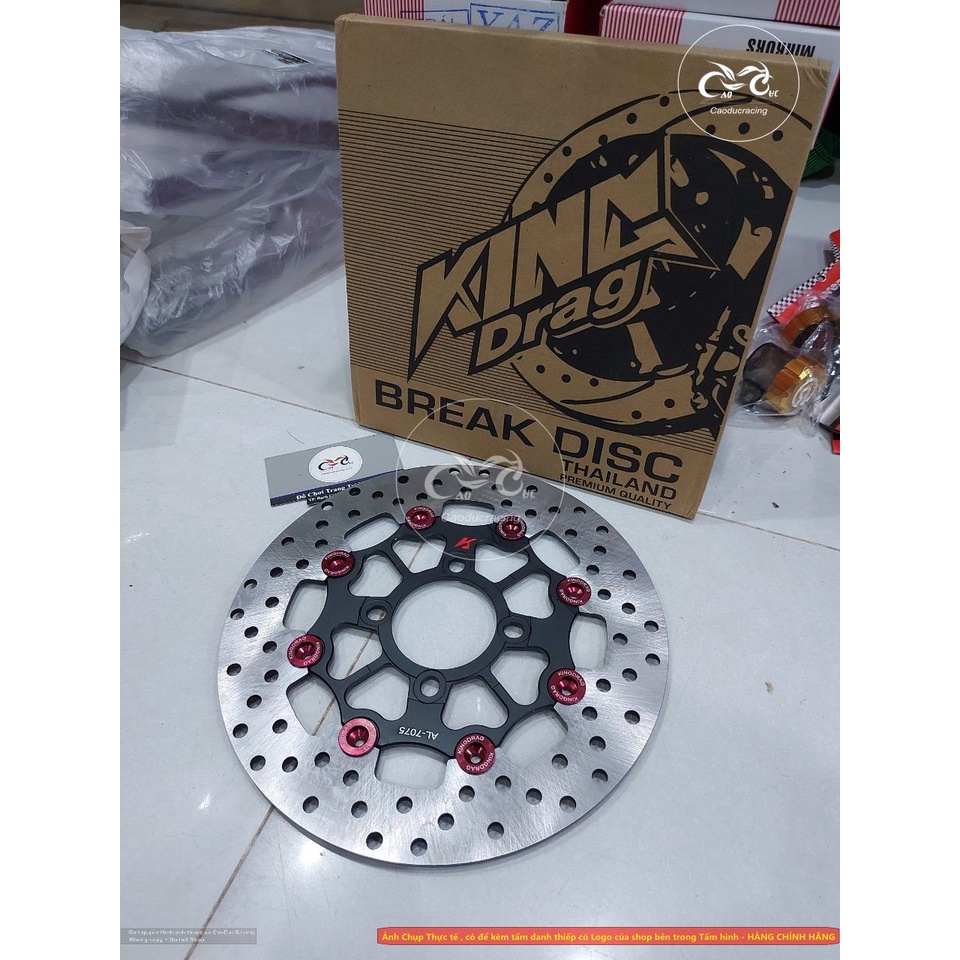 Đĩa KingDrag EX150 4 lỗ 245mm lắp cho mâm trước 4 lỗ mọi loại mâm hàng thái lan