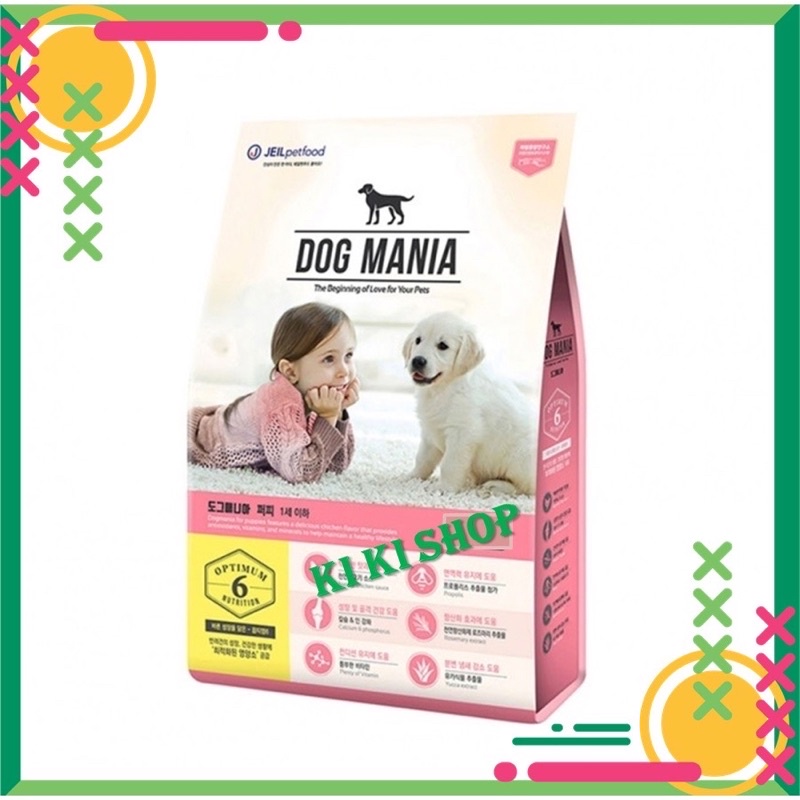 [GIÁ RẺ BẤT NGỜ] [3kg] Dog Mania - Thức ăn hạt cho chó nhỏ - tăng sức đề kháng, xương phát triển, giảm mùi hôi