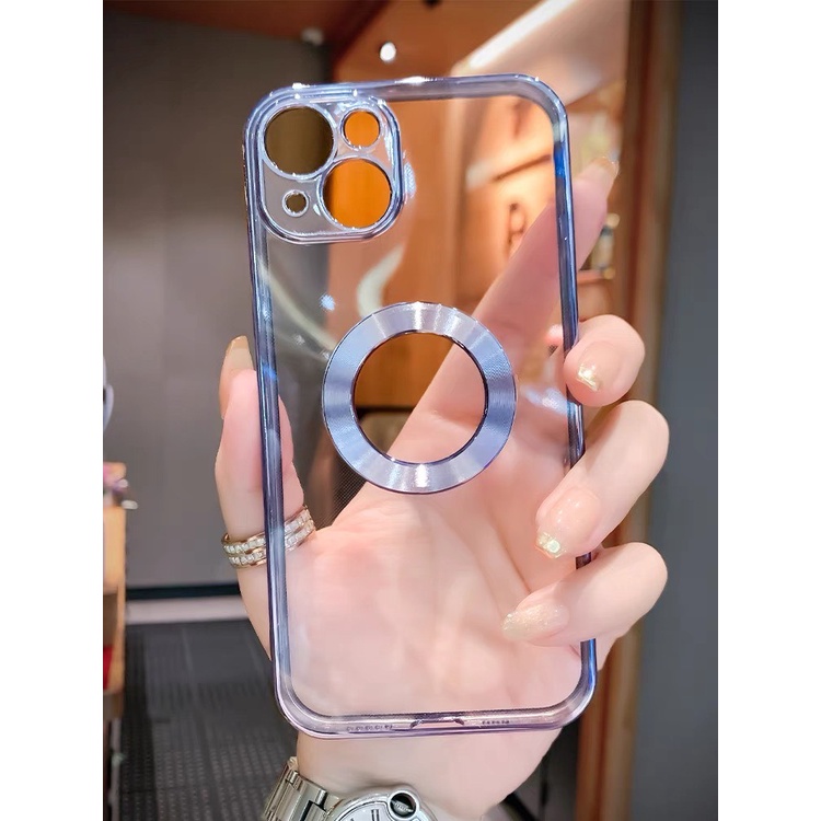 Ốp lưng iphone 6plus 6splus 7 plus 8plus X Xr XsM 11 12 13 Promax 14 Promax- lRIS hở táo - Lionking Store