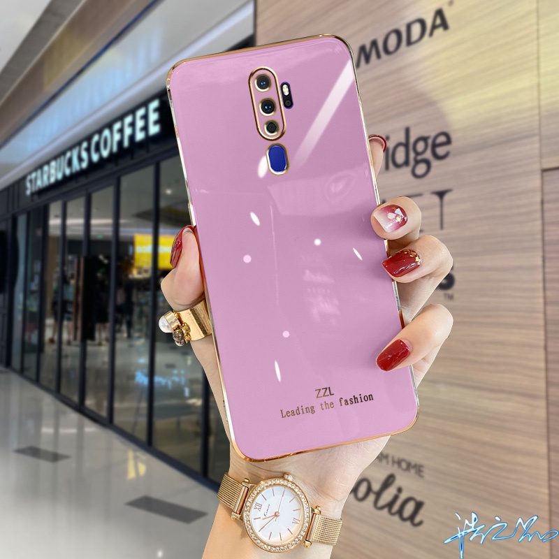 Ốp Điện Thoại Silicon Mềm Kết Cấu Sang Trọng Bảo Vệ Cho OPPO A9 2020 Case A5 2020 2022