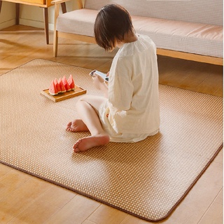 Thảm tatami kiểu Nhật, thảm mây, thảm trải phòng khách, phòng ngủ, ban công, thảm trải dày mùa hè