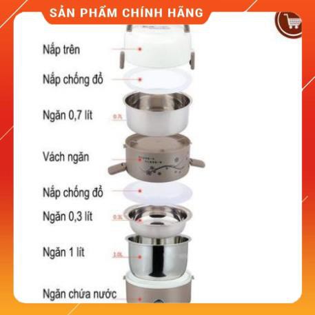 [FreeShip] Hộp cơm thông minh 3 tầng