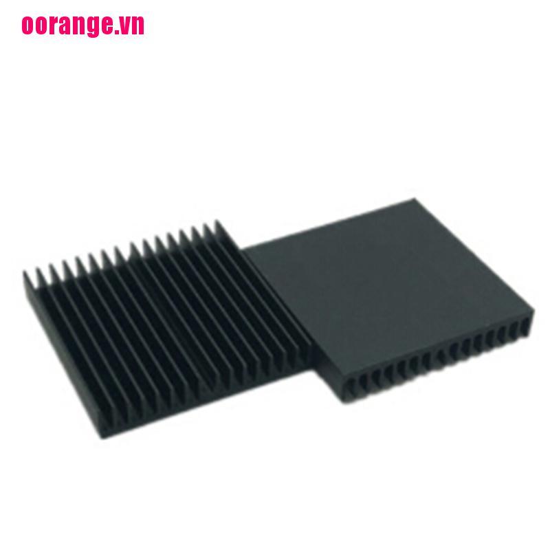1 Bộ Tản Nhiệt Bằng Nhôm Màu Đen Kích Thước 60x60 X