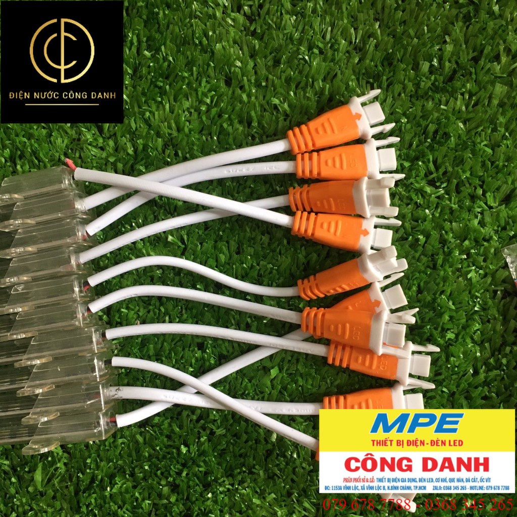 Đèn led thanh 220v chíp 2835 siêu sáng bọc nhựa, led thanh 220v 30cm 50cm 1m ánh sáng trắng vàng