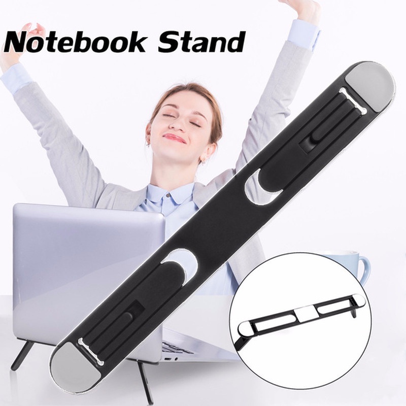 1 Giá Đỡ Laptop Gập Gọn Tự Dính Để Bàn Tiện Dụng
