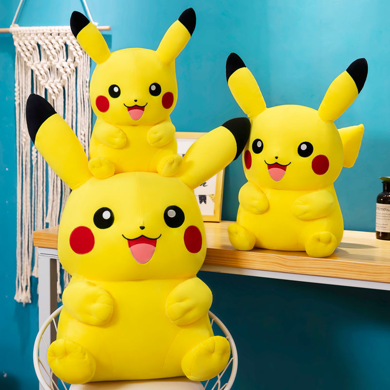 Thú Nhồi Bông Hình Pikachu Đang Ngủ Dễ Thương