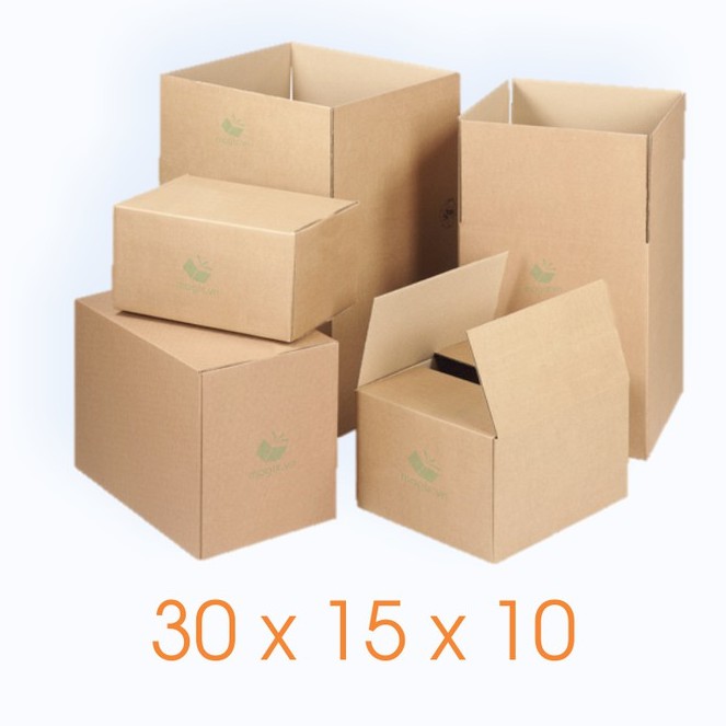 30x15x10 cm - 60 Thùng hộp carton ♥️ FREESHIP ♥️ Giảm 10K Khi Nhập [BAOBITP] - TP60