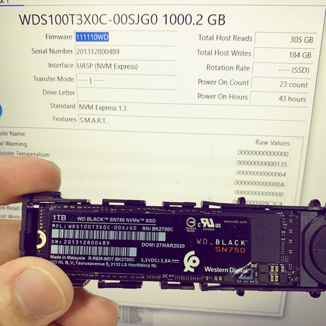 Ổ cứng SSD M2 NVME Western Digital SN750 1TB | BigBuy360 - bigbuy360.vn