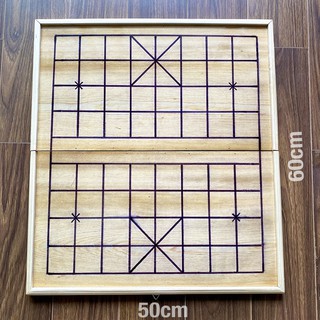 Bàn cờ tướng gỗ thông kích thước 60cm x 50cm gập gọn