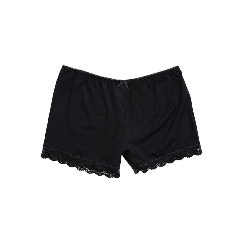 Quần Đùi Mặc Váy Cotton Phối Ren