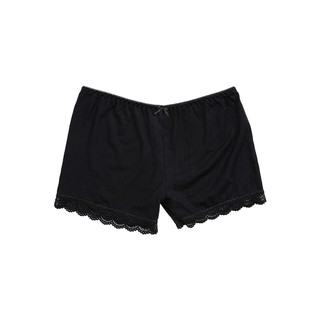 Quần đùi mặc váy cotton phối ren