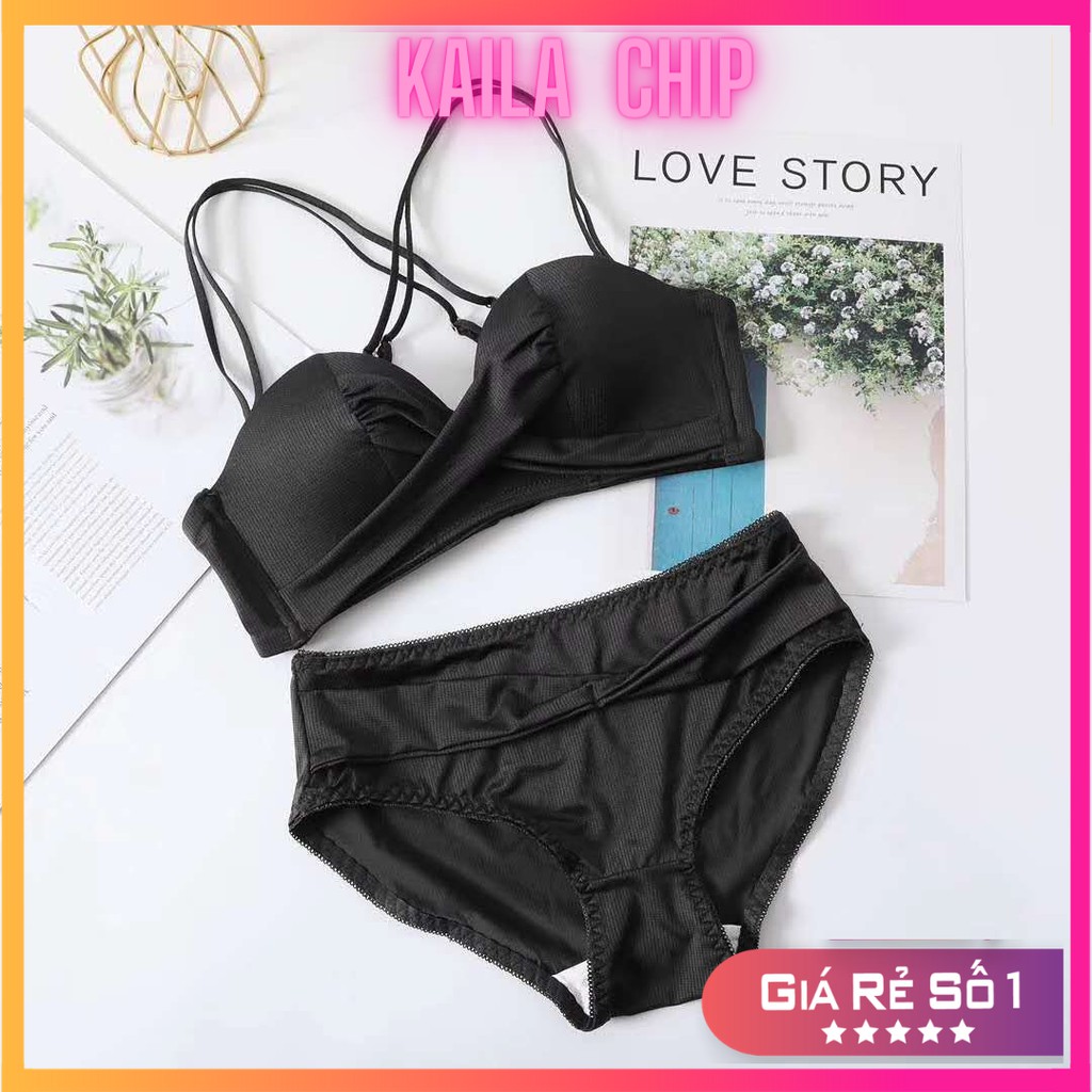 [Hàng cao cấp] Bikinni 2 mảnh, đồ lót nữ đi biển, đồ lót nữ su cao cấp nhún nơ thông hơi siêu mát Kaila Ch | BigBuy360 - bigbuy360.vn