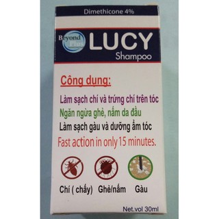 Dầu gội Lucy trị chí, sạch gàu, trị nấm da đầu