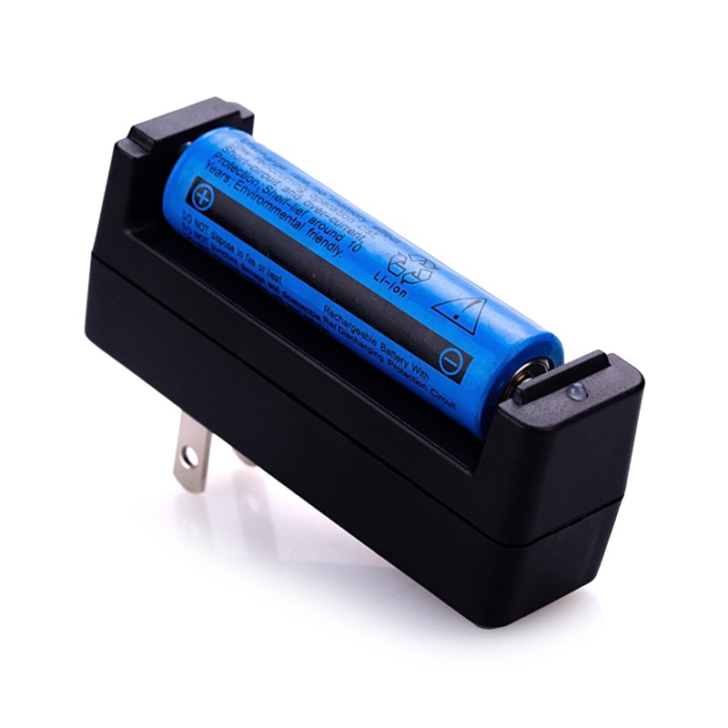 Bộ Sạc Pin Li-ion 18650 26650 Kèm Đèn Báo Hiệu Cho Fashlight 18650