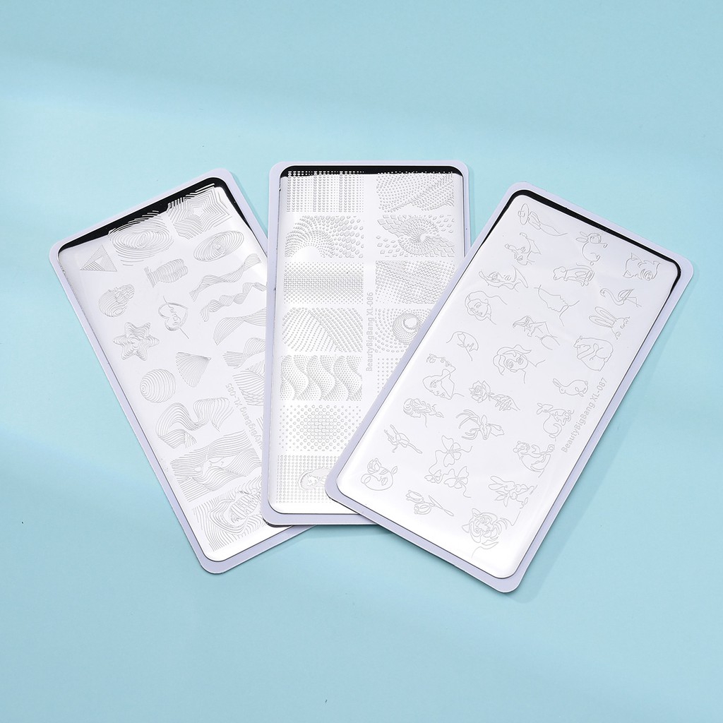 [Hàng mới về] Khuôn vẽ họa tiết độc đáo kích thước 6*12cm dùng cho trang trí móng tay nghệ thuật