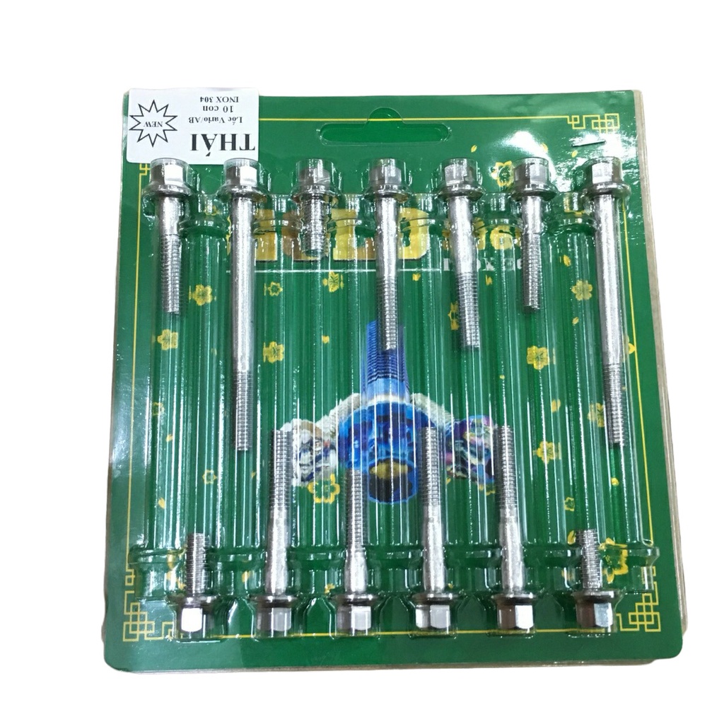 BỘ ỐC LỐC MÁY SALAZA THÁI LAN  GẮN NHIỀU DÒNG XE