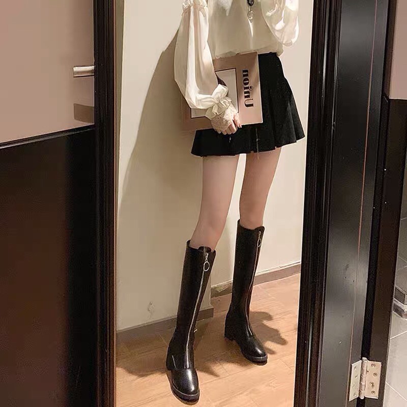 BOOTS DA KHOÁ TRÒN TRƯỚC