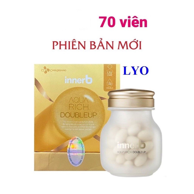 Viên Uống Cấp Nước Innerb Aqua Rich 56v, 70v Chăm Sóc Da, Làm Đẹp Da8