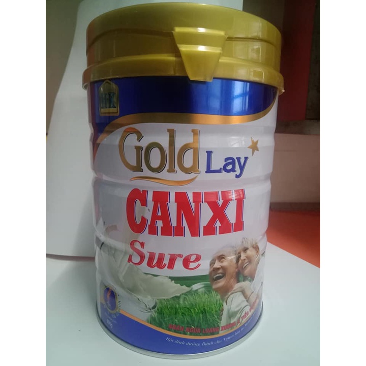 Sữa Goldlay canxi dành cho người già, loãng xương 900g - chắc xương khớp, ngừa tiểu đường