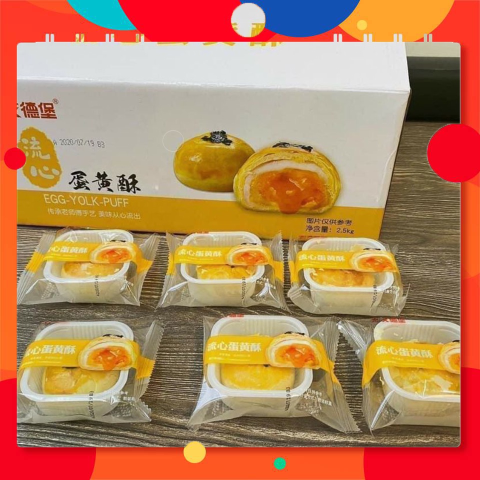 Bánh trứng chảy ngàn lớp, bánh líu, bánh pía Trung siêu ngon thần thành