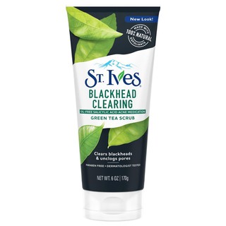 Sữa Rửa Mặt Trà Xanh -  Blackhead Clearing Green Tea Scrub St.ives