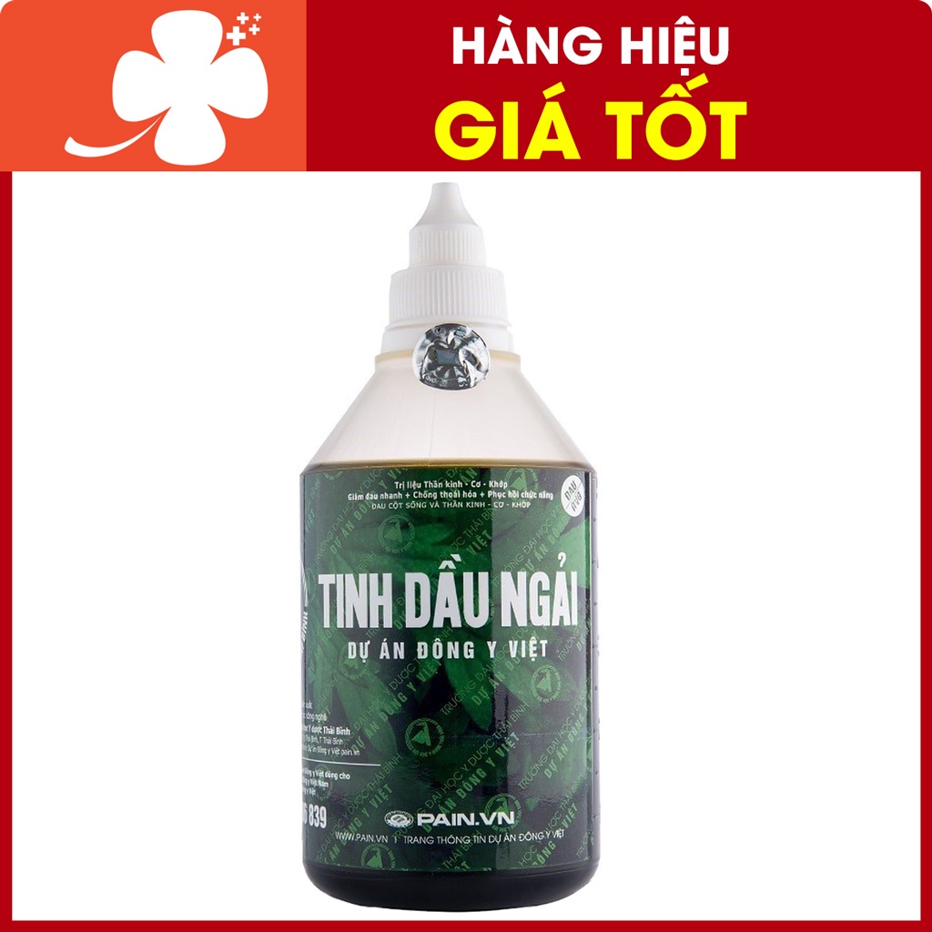 Tinh dầu ngải cứu 500ml - Xoa Bóp Đau Nhức Xương Khớp, Đau Cột Sống, Đau Lưng - Đại Học Y Thái Bình