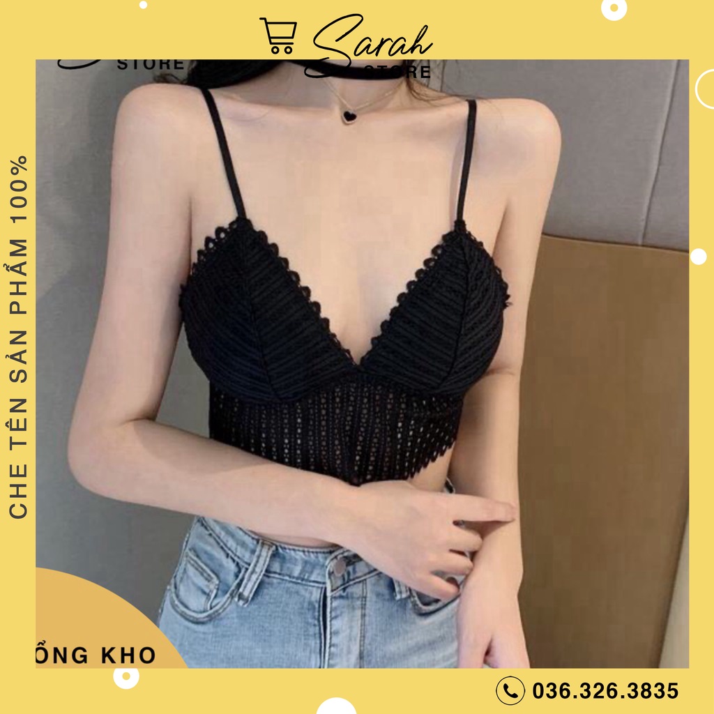 Áo Bra Ren Lửng Mã Mới 384